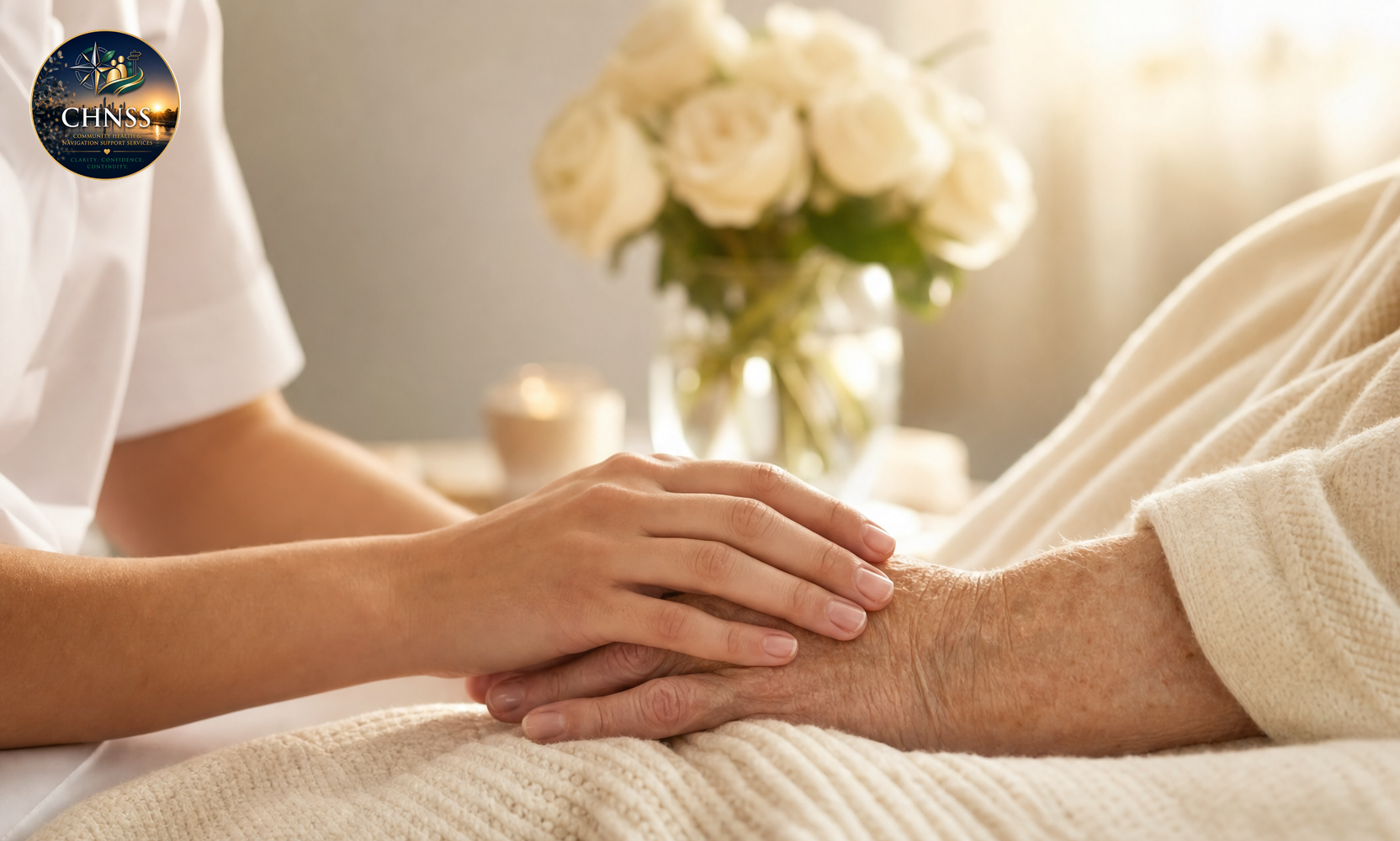 Compassionate nursing support during a home visit